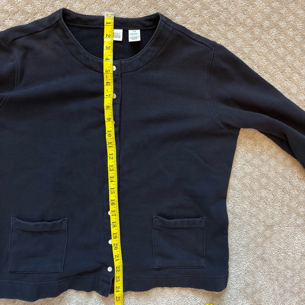 Classic Elements Sweatshirt Material Cardigan - Picture 6 of 8